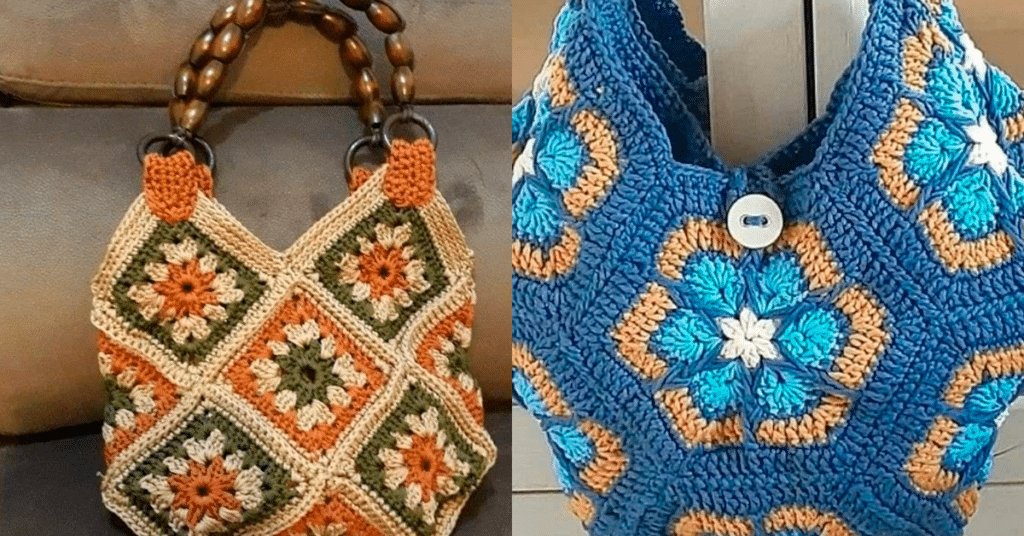 Confira AGORA: Diversas Bolsas de Crochê com Gráficos Grátis