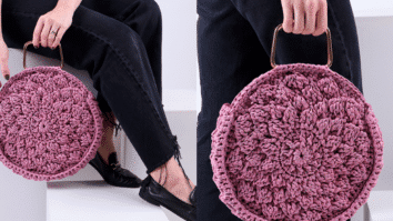 Bolsa em Crochê Brilho