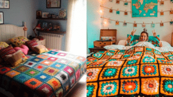 Arte com Quadradinhos da Vovó: Arrase na Decór da Sua Cama com Granny Squares