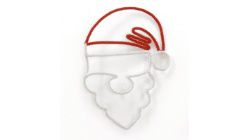 Papai Noel de tricotin com Gráfico e Passo a Passo