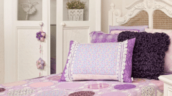 Colcha Patchwork Lilás