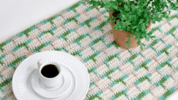 Caminho de Mesa de Crochê