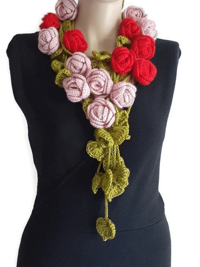 Colares de Crochê com Flores: Crie o Seu e Arrase no Visual!