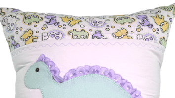 Almofadas Patchwork Dino