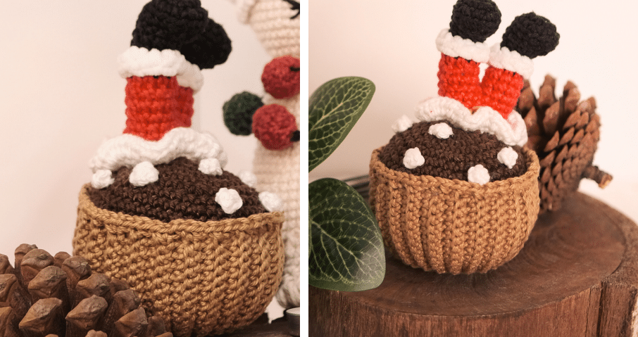 Amigurumi Cupcake Papai Noel 