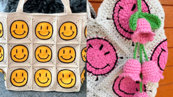 Bolsinhas de Crochê com Squares de Smiles - Uma Novidade p Copiar e Fazer