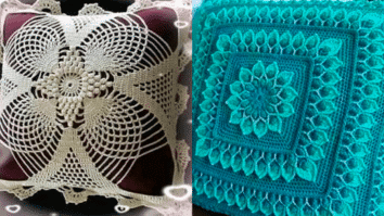 Coleção Artesanal: Almofadas em Crochê Lindas com Gráficos