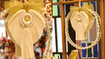 Decoração de Natal: Guirlanda Macramê com Anjo Como Fazer