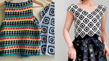 Aprenda com Gráficos: Squares de Crochê para Lindas Blusas