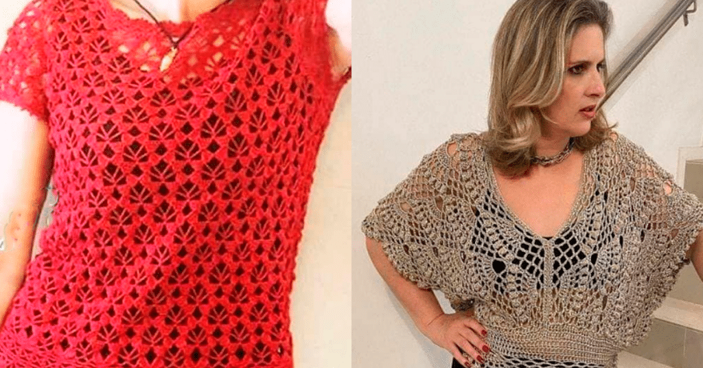 Aprenda Fácil: Blusas em Crochê Estilosas com Gráfico p Baixar