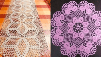 Decore seu Lar: Centros de Mesa em Crochê com Gráficos