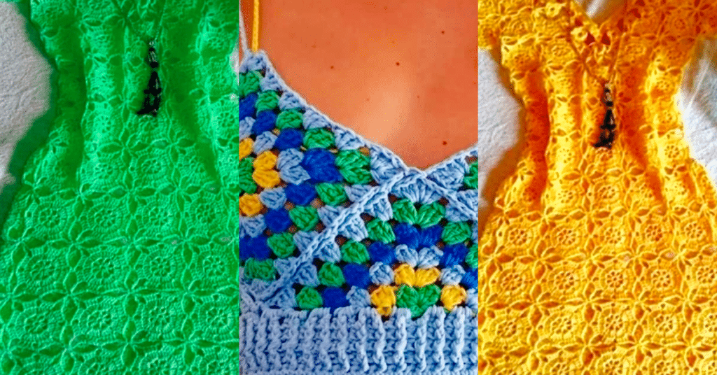 Diy: Squares de Crochê Incríveis para Criar Lindas Blusas e Peças
