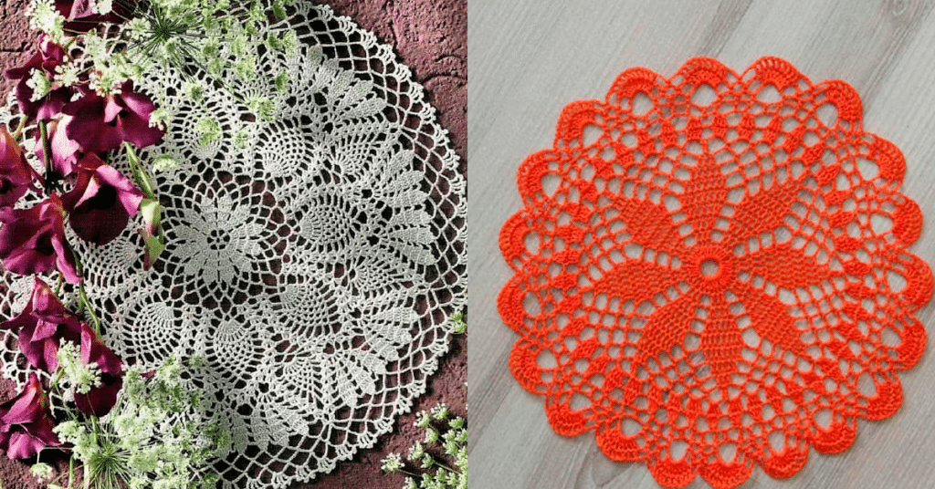 13 Centros de Mesa em Crochê com Gráficos para Começar Hoje