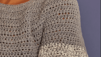 Blusa De Crochê Eco Jeans: Uma delicada Composição de Verão
