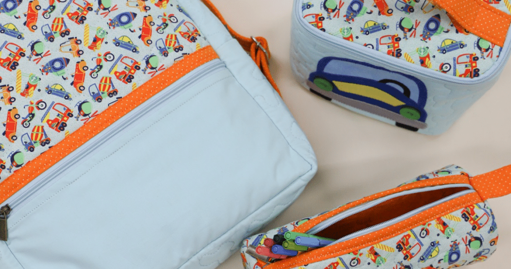 A Estrada da Educação: Kit Escolar Carrinhos em Patchwork - Com Moldes