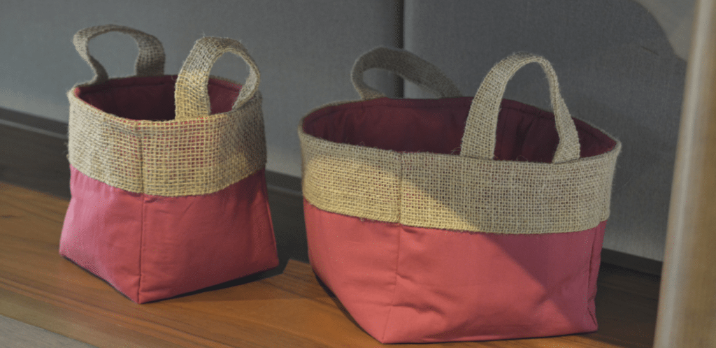 Goiaba Patchwork: Cestos Organizadores em Cores Vibrantes