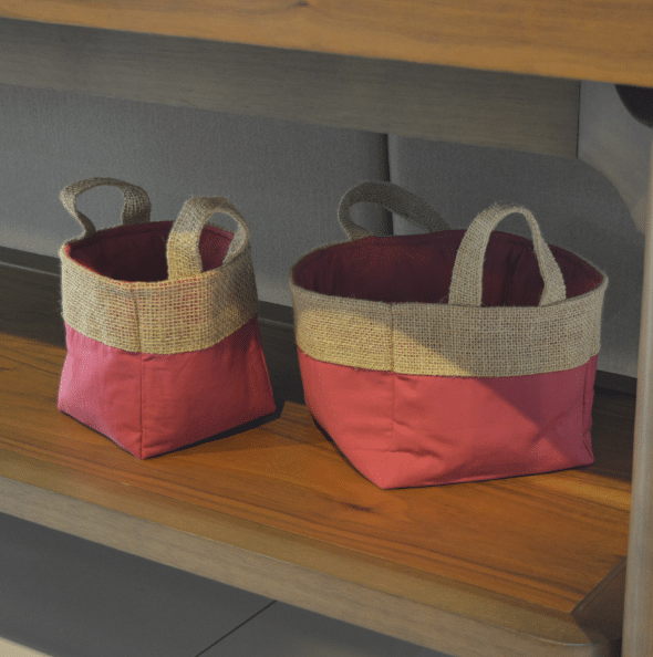 Goiaba Patchwork: Cestos Organizadores em Cores Vibrantes