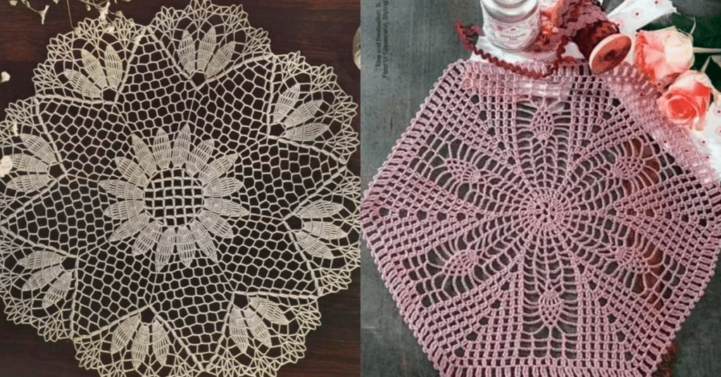 Os Mais Belos Centros de Mesa em Crochê com Gráficos Grátis
