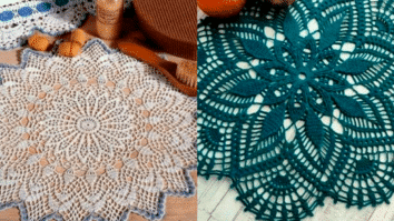 Gráficos dos Pontos: Os Mais Lindos Centros de Mesa em Crochê
