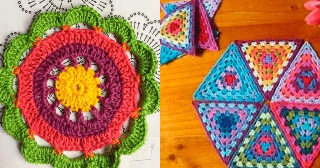 22 Squares de Crochê para Criar Peças Customizadas Incríveis