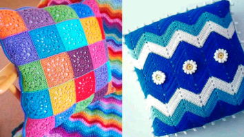 Ideias de Lindas Almofadas em Crochê com Gráficos e Receita