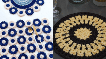 13 Sousplats De Crochê Inspiradores e 1 Receita Completa