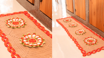 Tapete em Crochê com Flores Verão: Passo a Passo com Gráficos