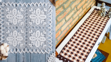Coleção com os Mais Lindos Caminhos de Mesa com Gráficos