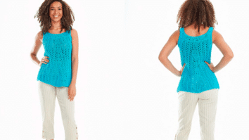 Linda Blusa em Tricô Mergulho com Passo a Passo e Gráficos