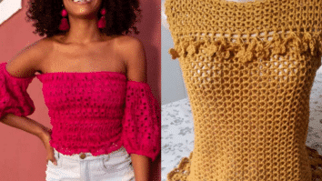 Moda Crochê: Blusas de Crochê Modernas com Gráfico dos Pontos