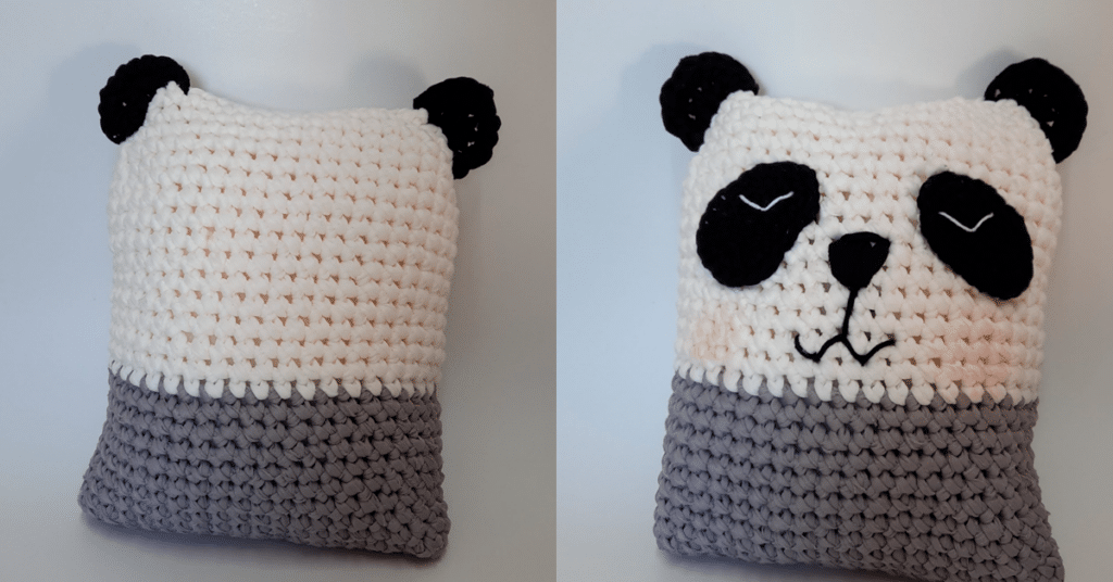 Amigurumi Almofada Panda: Aprenda com o Passo a Passo Fácil