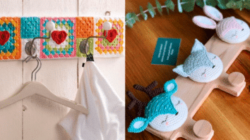 Cabideiros para Quarto Infantil - Ideias com Amigurumi e Squares