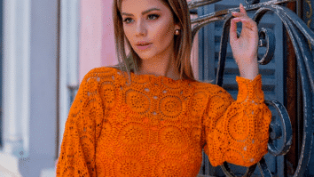 Moda Verão 2024: Cropped de Crochê Âmbar com Gráficos