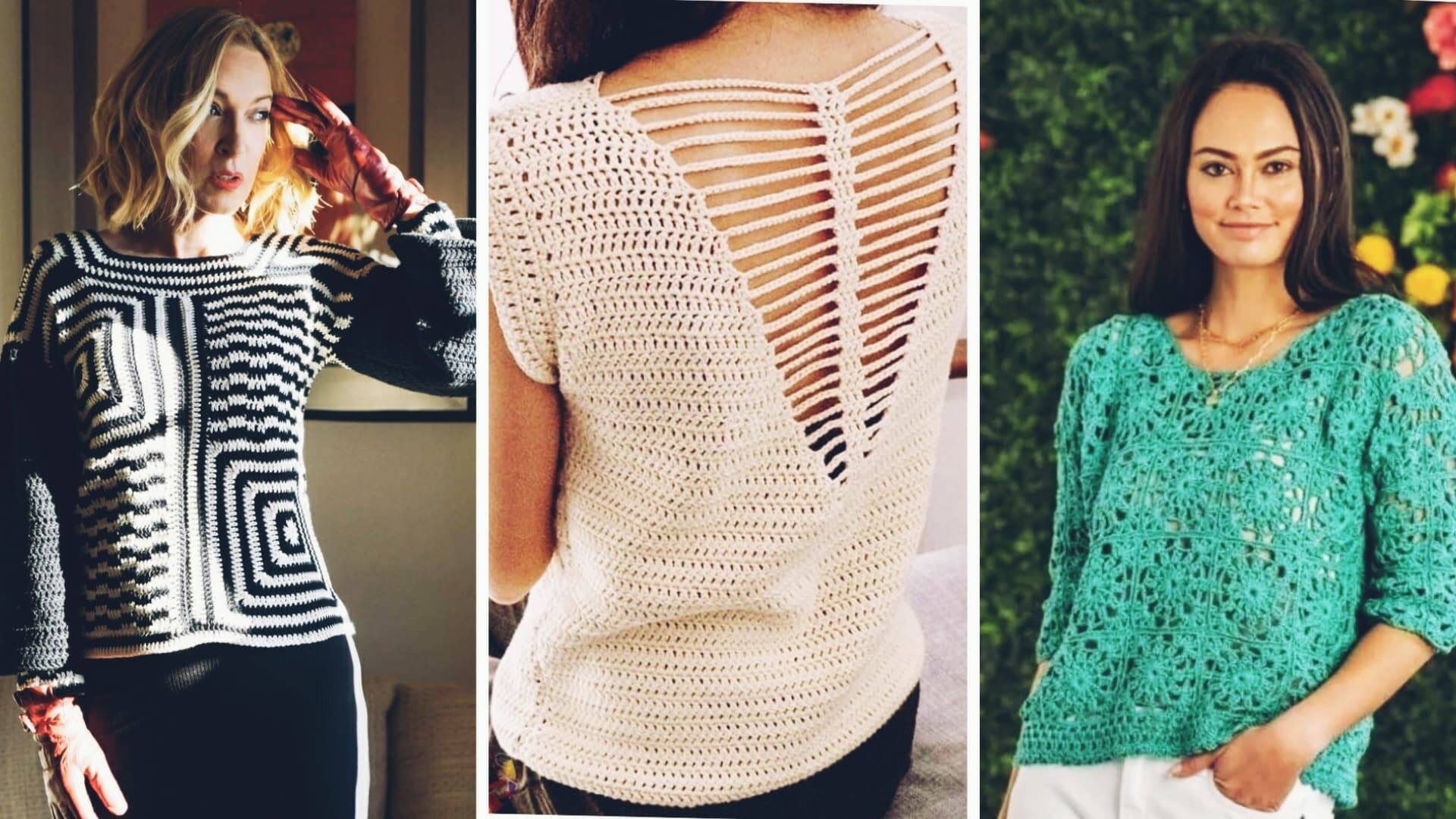 Blusas de Crochê para Iniciantes: Guia Passo a Passo para Criar sua ...