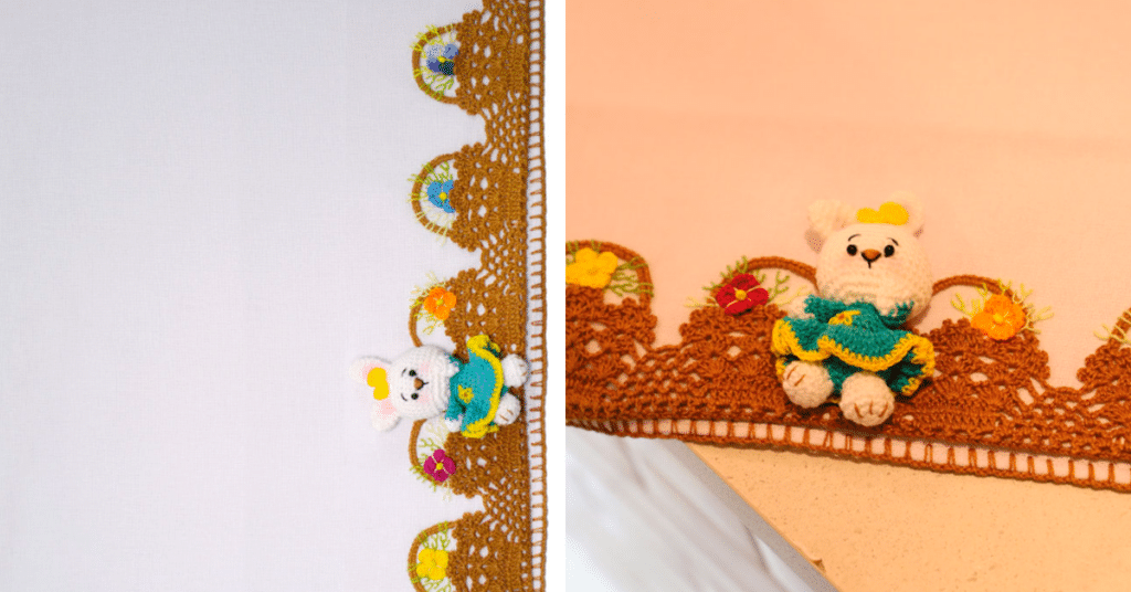 Pano de Prato em Crochê Coelha com Passo a Passo e Gráficos