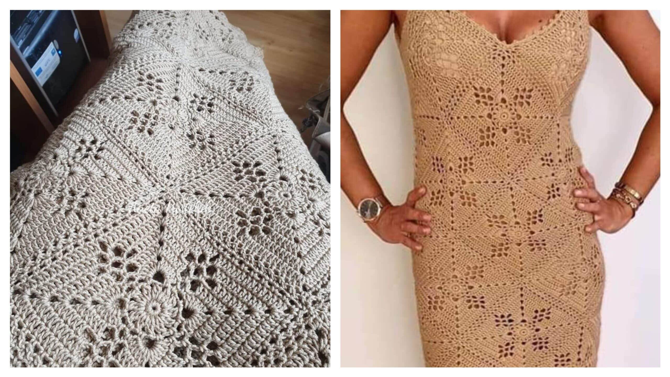 Criando um Vestido de Crochê Deslumbrante com a Magia dos Squares