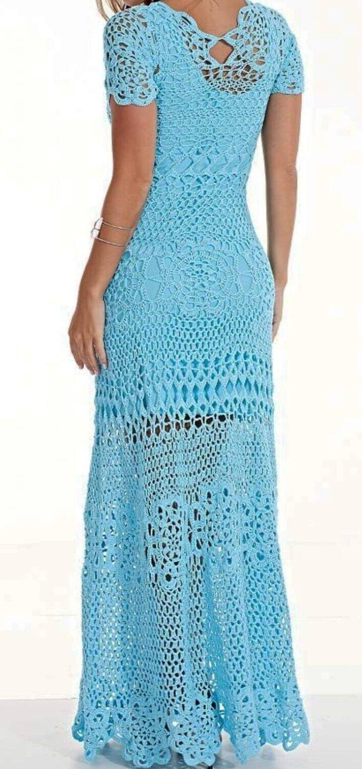 Vestidos Longos em Crochê: Elegância Artesanal para Todas as Ocasiões