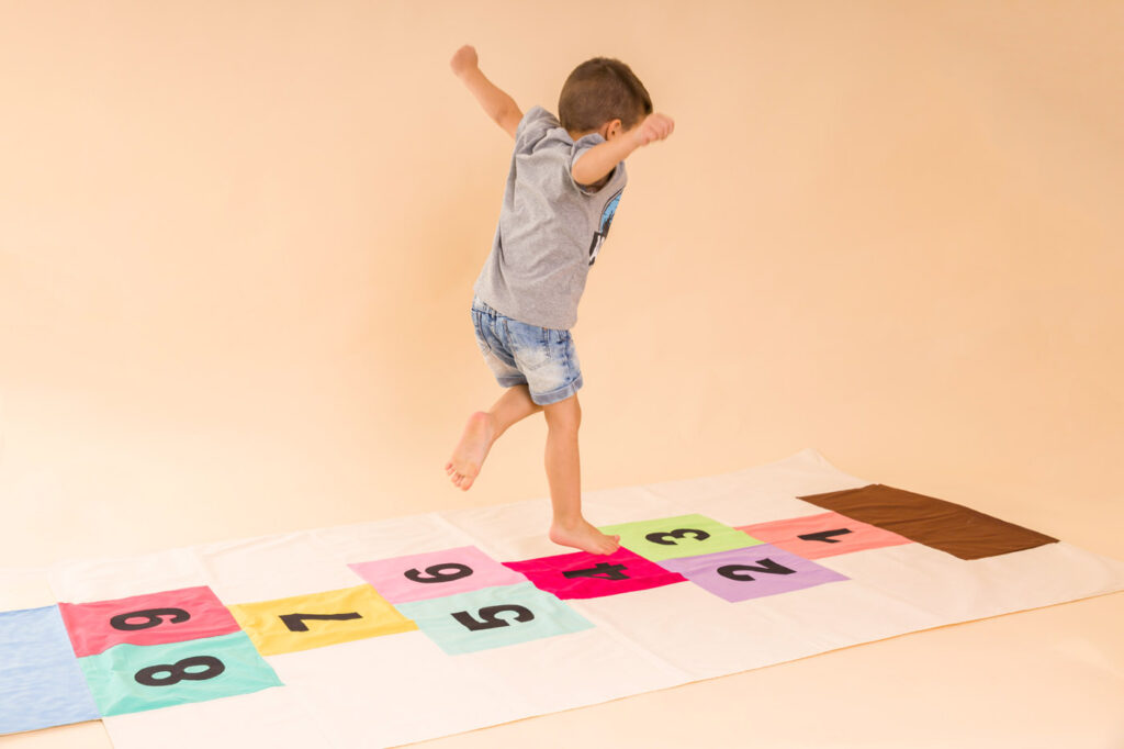 amarelinha em patchwork