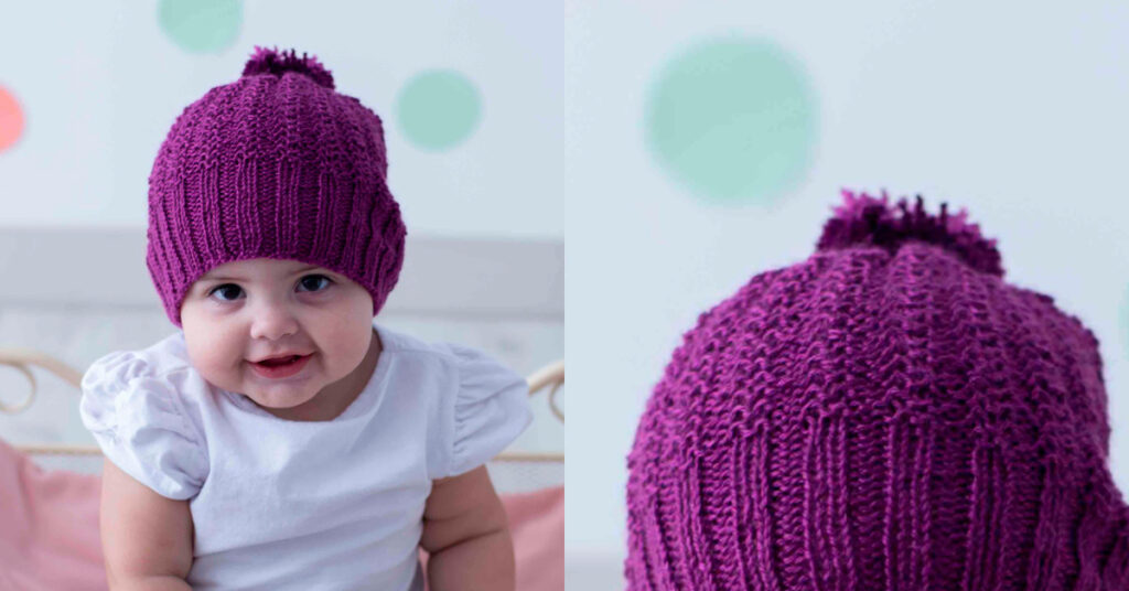 Gorro de Tricô com Pompom: Estilo e Conforto para os Pequenos