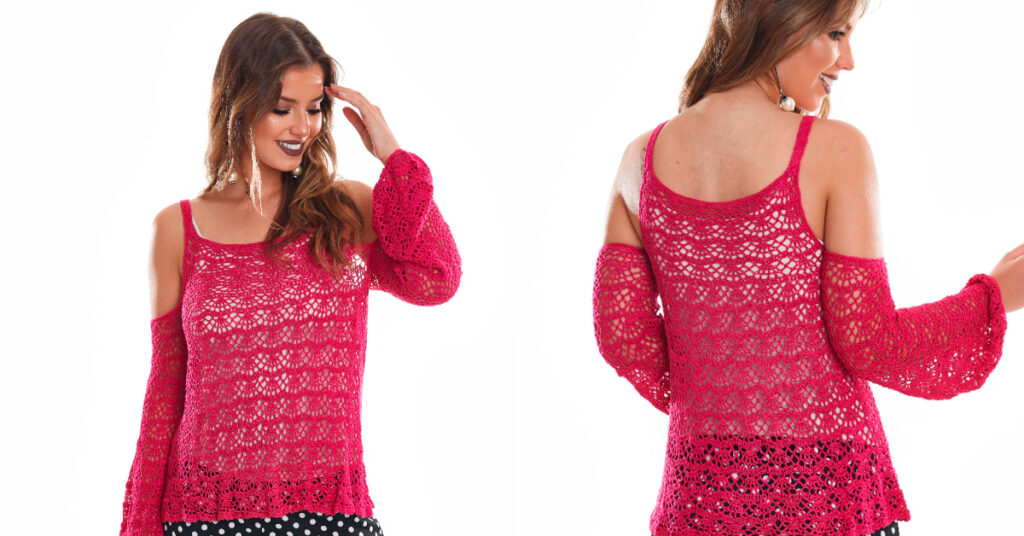 Blusa de Crochê Ombro Vazado: Técnicas e Dicas de Especialistas