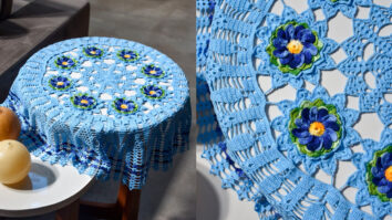 Toalha de Mesa Blue: Crie a Sua com Este Guia Passo a Passo de Crochê