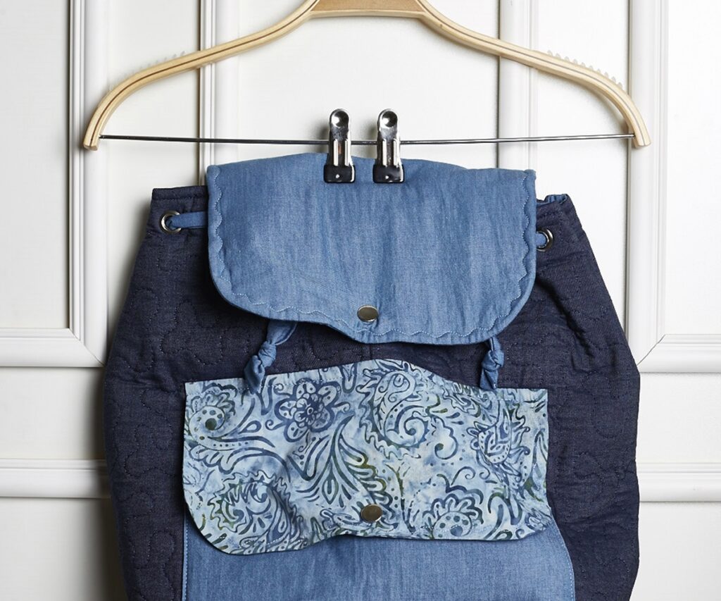 mochila jeans