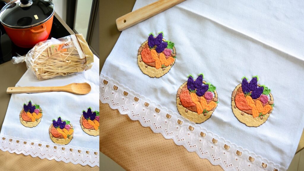 pano de prato legumes