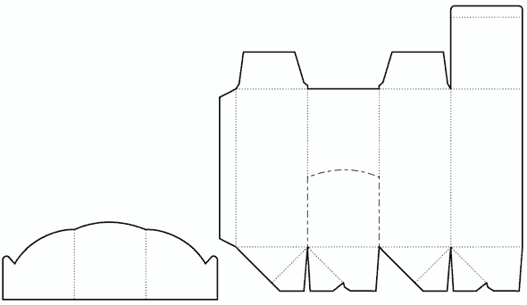 moldes de caixas
