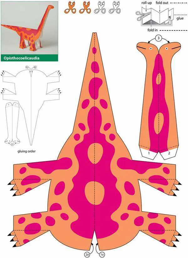 moldes de dinossauros