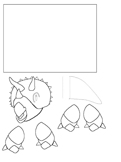 moldes de dinossauro