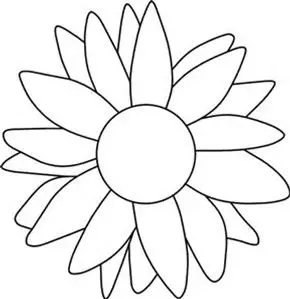 moldes de girassol