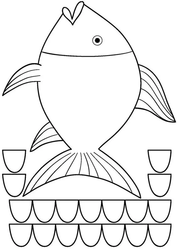 moldes de peixes