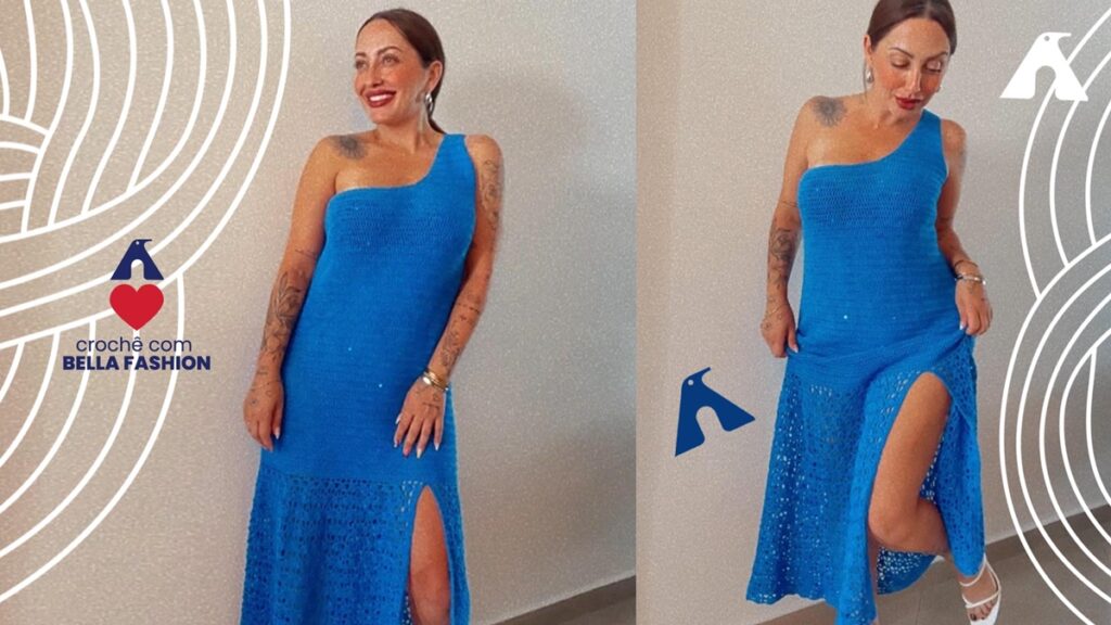 vestido em crochê