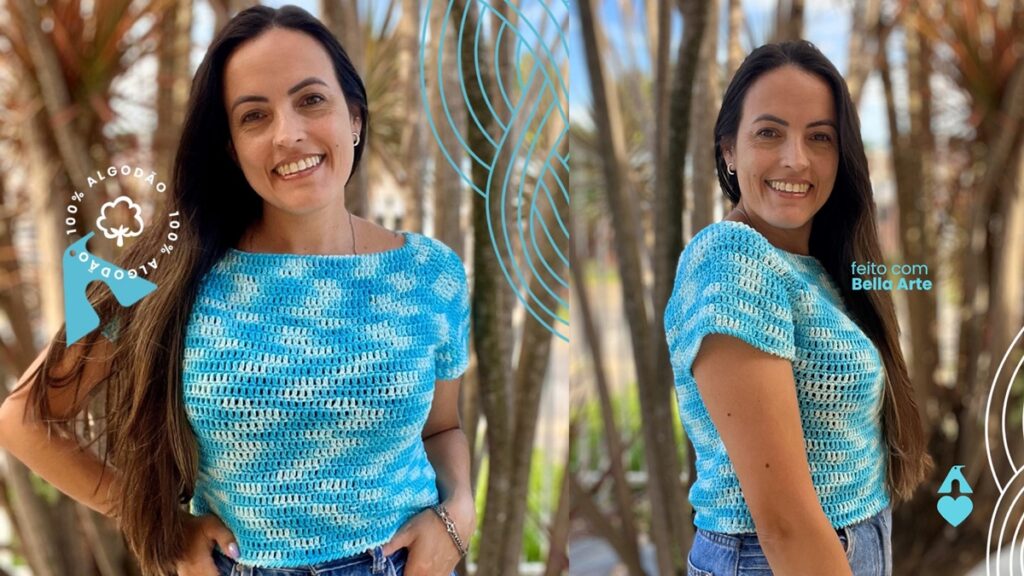 blusa de crochê